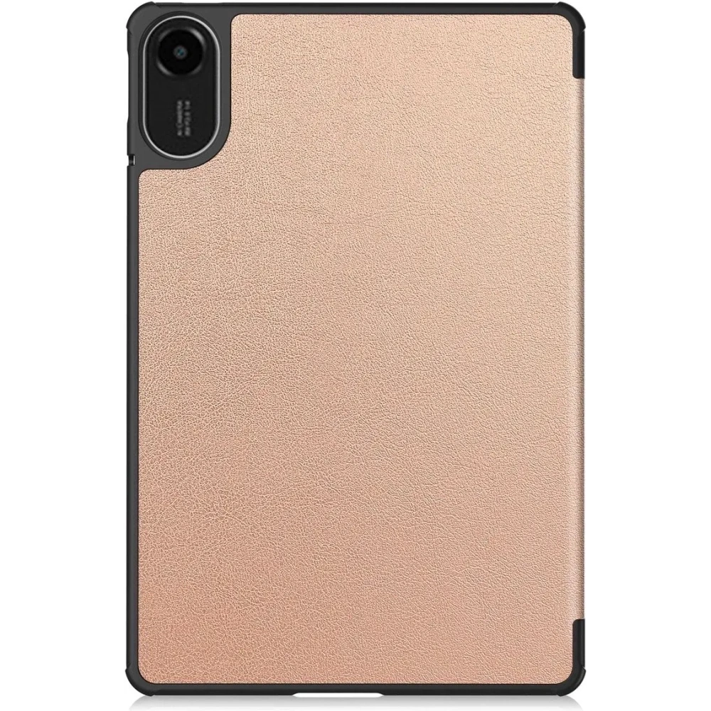 Etui z klapką Bizon Case Tab Croc do Xiaomi Redmi Pad 2 różowozłote