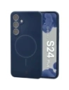 Bizon Soft Case Magnetic Samsung Galaxy S24+ Plus sötétkék
