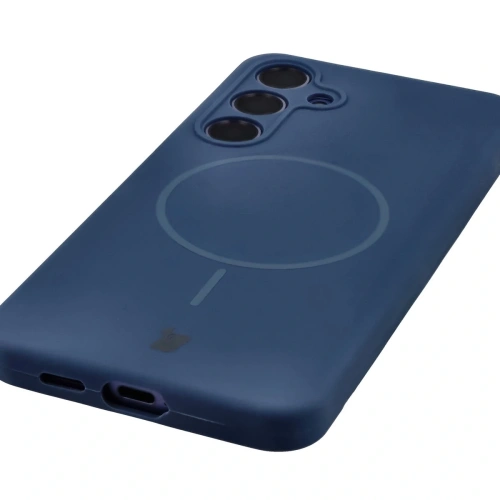 Bizon Soft Case Magnetic Samsung Galaxy S24+ Plus marineblau