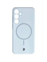 Silikonowe etui z pierścieniem magnetycznym Bizon Soft Case Magnetic do Samsung Galaxy S24+ Plus błękitne