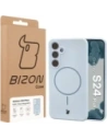 Silikonowe etui z pierścieniem magnetycznym Bizon Soft Case Magnetic do Samsung Galaxy S24+ Plus błękitne