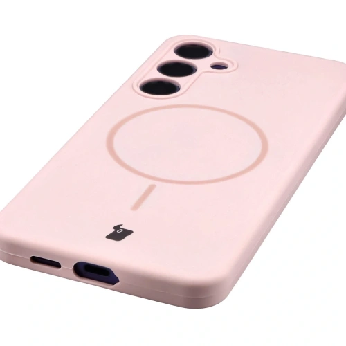 Bizon Soft Case Magnetic Samsung Galaxy S24+ Plus light pink