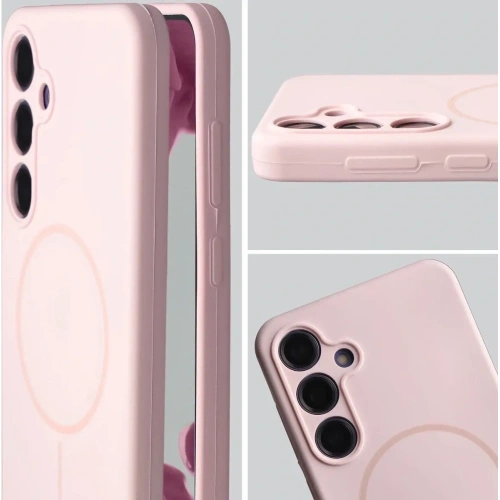 Bizon Soft Case Magnetic Samsung Galaxy S24+ Plus hellrosa