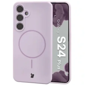 Bizon Soft Case Magnetisch für Samsung Galaxy S24+ Plus helllila