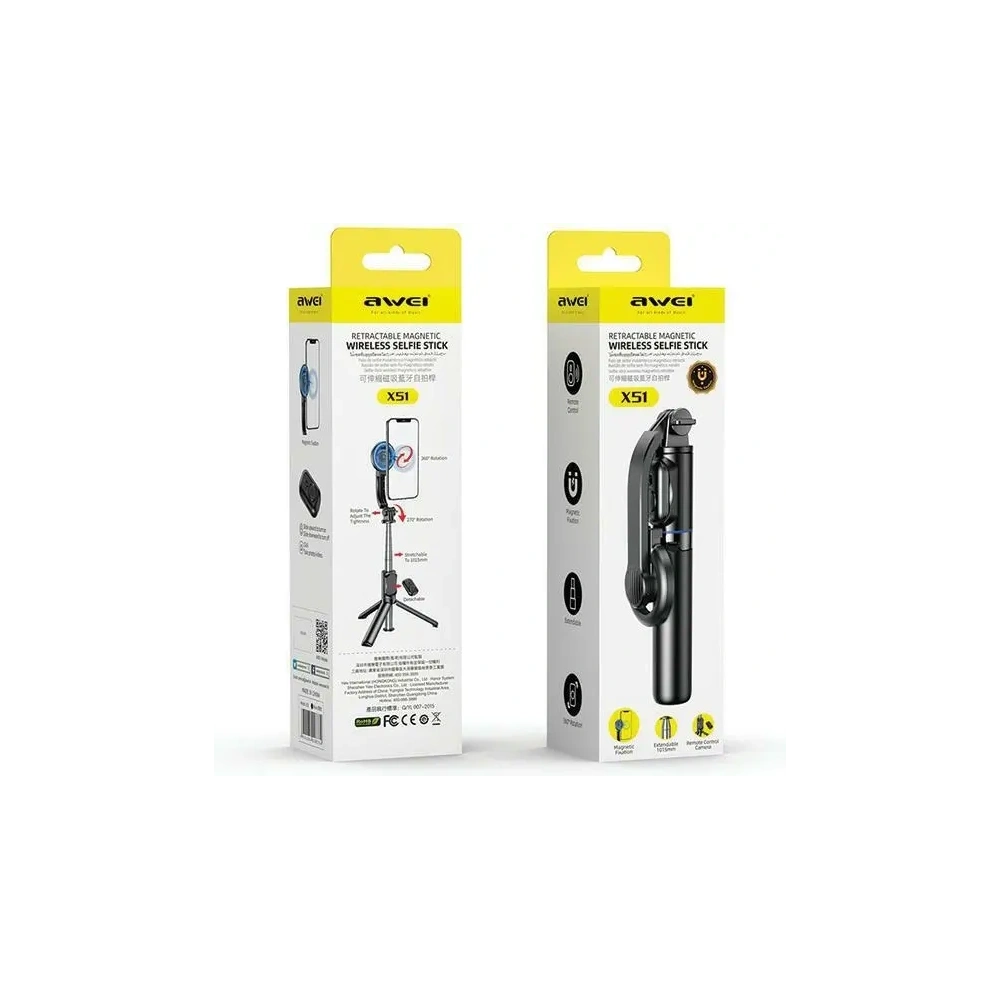 AWEI Selfie Stick X51 czarny