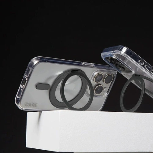 CARE od PanzerGlass s funkcí stojánku Case MagSafe pro Apple iPhone 16 Pro čirý