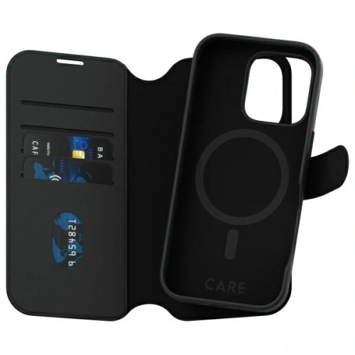 CARE by PanzerGlass Feature Tango 2in1 Wallet MagSafe Apple iPhone 16 Pro fekete