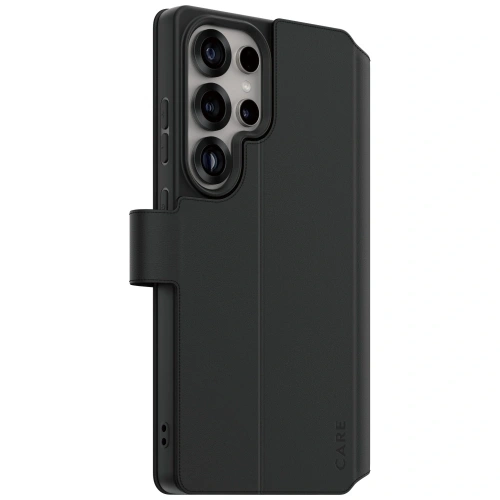 CARE od PanzerGlass Funkční peněženka s výklopným stojánkem pro Samsung Galaxy S25 Ultra černá