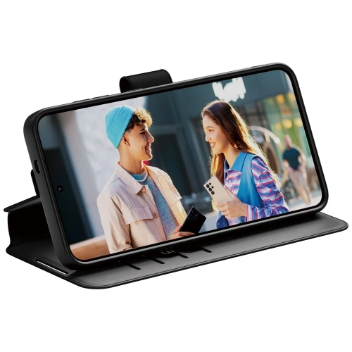 CARE od PanzerGlass Funkční peněženka s stojánkem pro Samsung Galaxy S25+ Plus černá