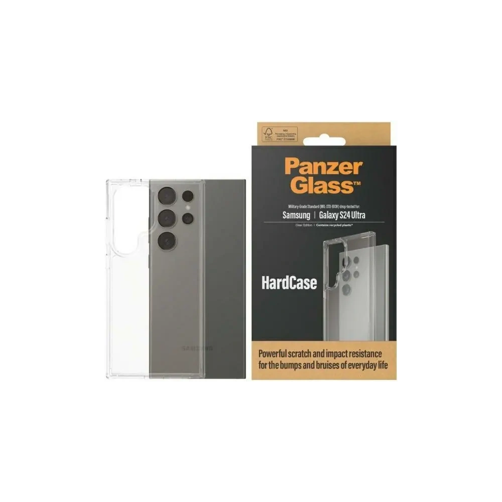 Etui PanzerGlass HardCase Samsung Galaxy S24 Ultra Military grade przezroczysty