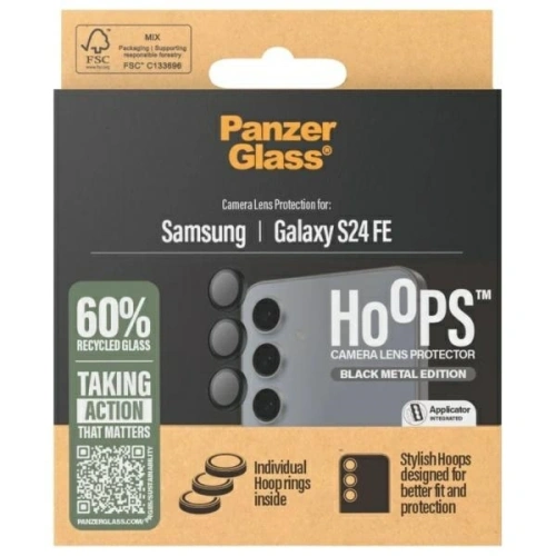 PanzerGlass Hoops Kamera Samsung Galaxy S24 FE černá