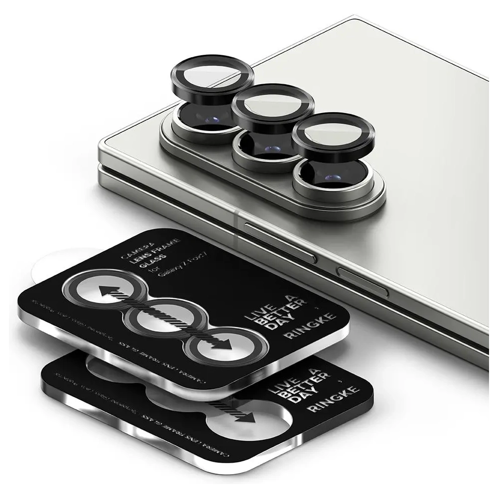 Nakładka Ringke Camera Frame Protector Samsung Galaxy Z Fold 7 Black [2 PACK]