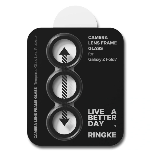 Protector Cadru Cameră Ringke Samsung Galaxy Z Fold 7 Negru [2 PACHET]