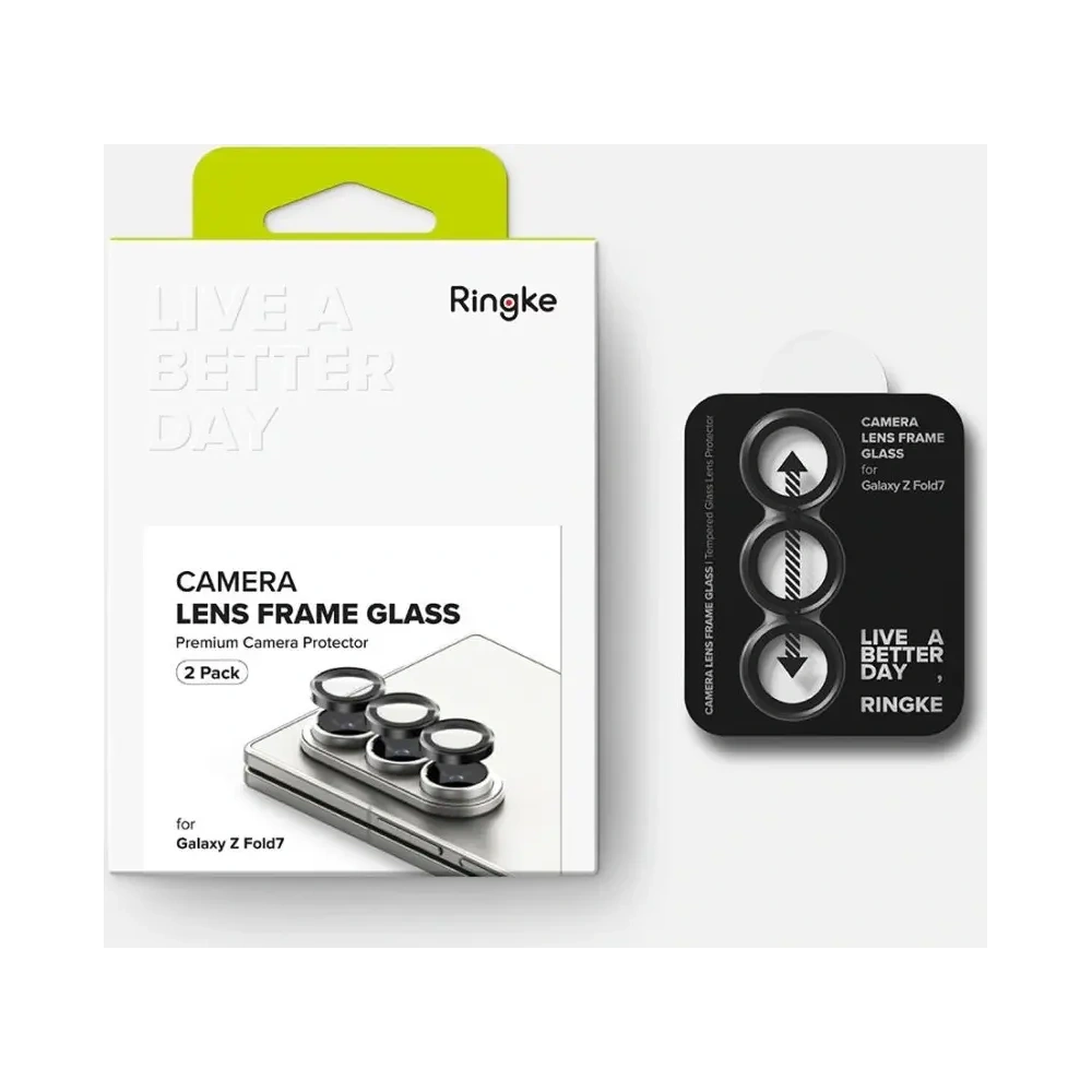 Nakładka Ringke Camera Frame Protector Samsung Galaxy Z Fold 7 Black [2 PACK]