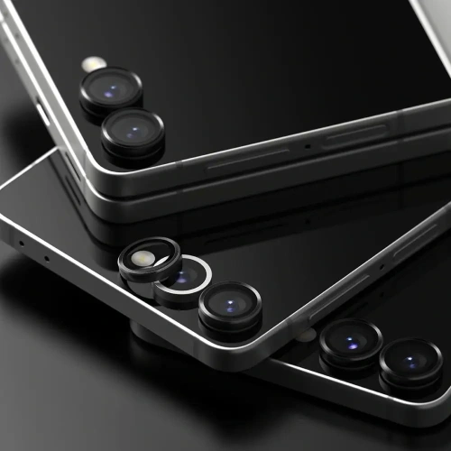 Protector Cadru Cameră Ringke Samsung Galaxy Z Flip 7 Negru [2 PACHET]