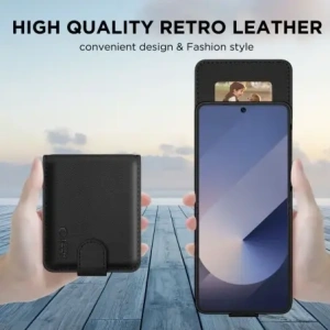 Tech-Protect Wallet Samsung Galaxy Z Flip 7 Černá