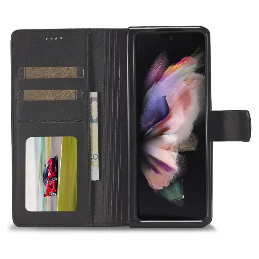 Etui z klapką Tech-Protect Wallet Samsung Galaxy Z Fold 7 Black