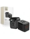 Adaptor de călătorie Tech-Protect TA200 EU / UK / US / AU 2xUSB-A, 2xUSB-C Negru