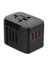 Tech-Protect TA200 cestovní adaptér EU / UK / US / AU 2xUSB-A, 2xUSB-C černý