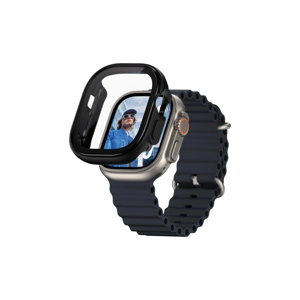 Nakładka chroniąca ekran PanzerGlass Snappie Full Body Apple Watch Ultra 2 czarny