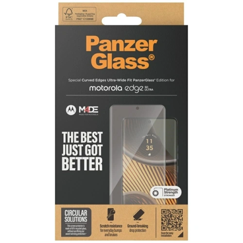 PanzerGlass Ultra-Wide Fit Motorola Edge 50 Ultra