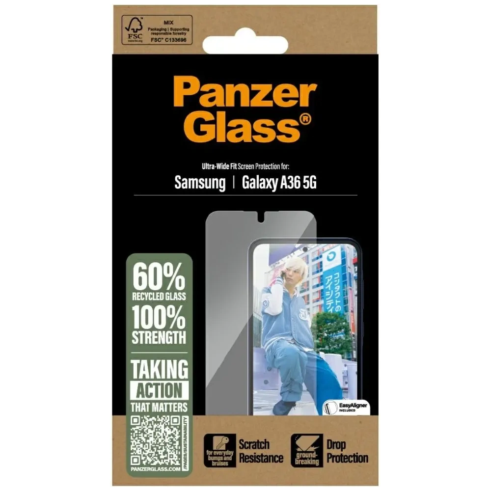 Szkło hartowane PanzerGlass Ultra-Wide Fit do Samsung Galaxy A36 5G