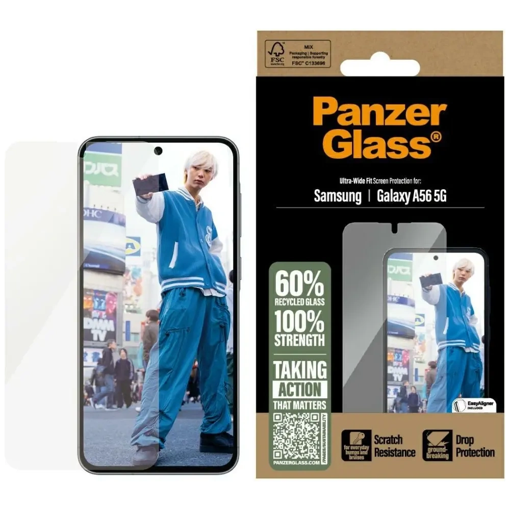 Szkło hartowane PanzerGlass Ultra-Wide Fit do Samsung Galaxy A56 5G
