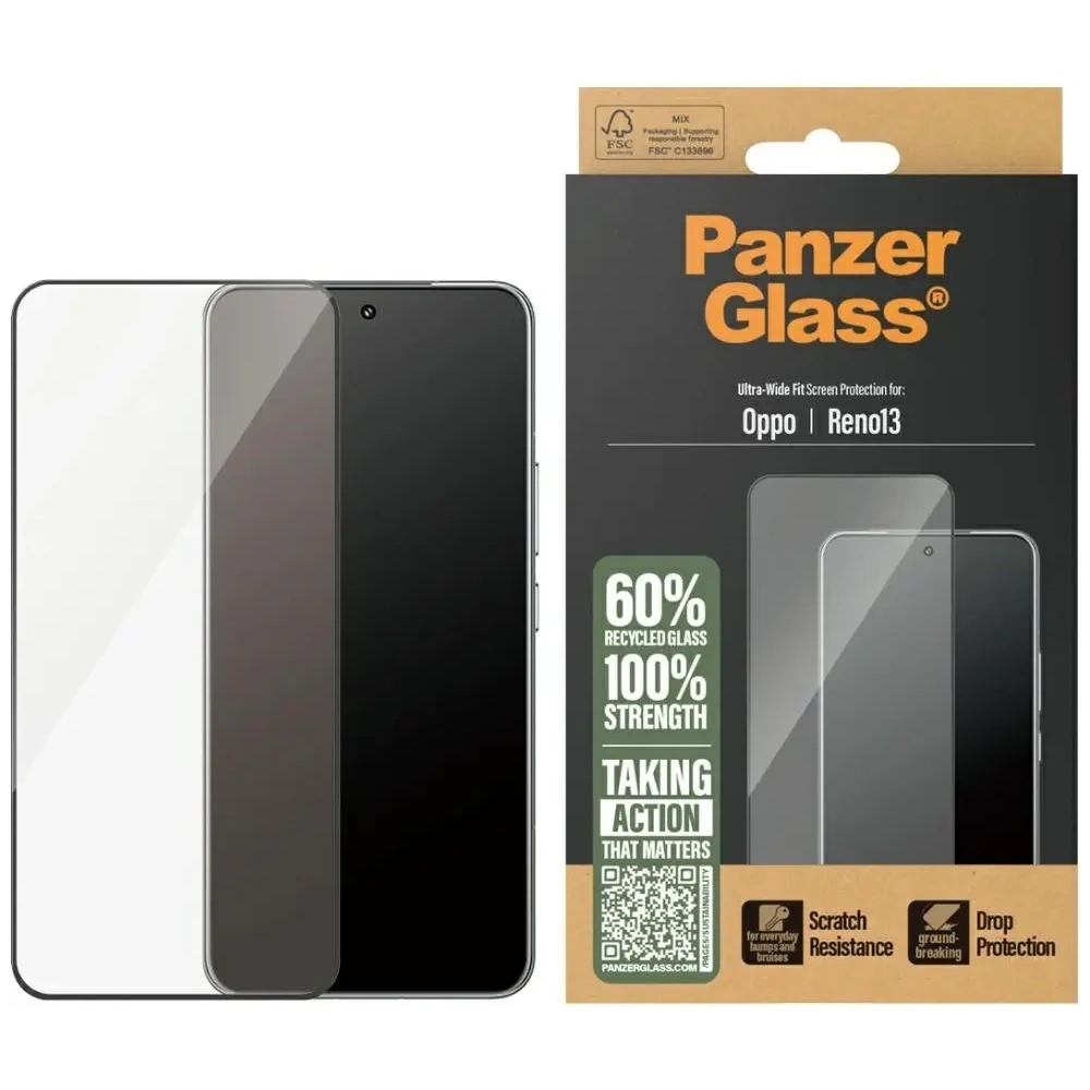 Szkło hartowane PanzerGlass Ultra-Wide Fit do Oppo Reno13