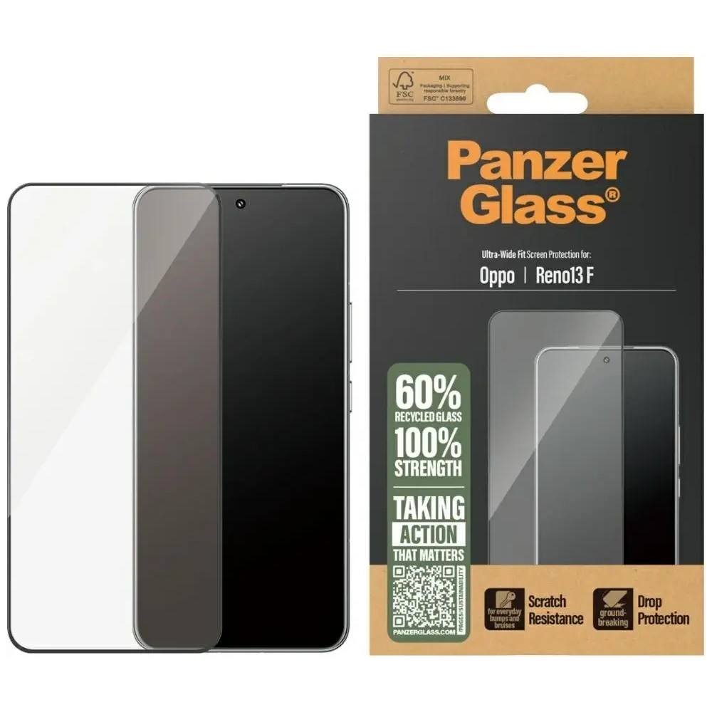 Szkło hartowane PanzerGlass Ultra-Wide Fit do Oppo Reno13 F