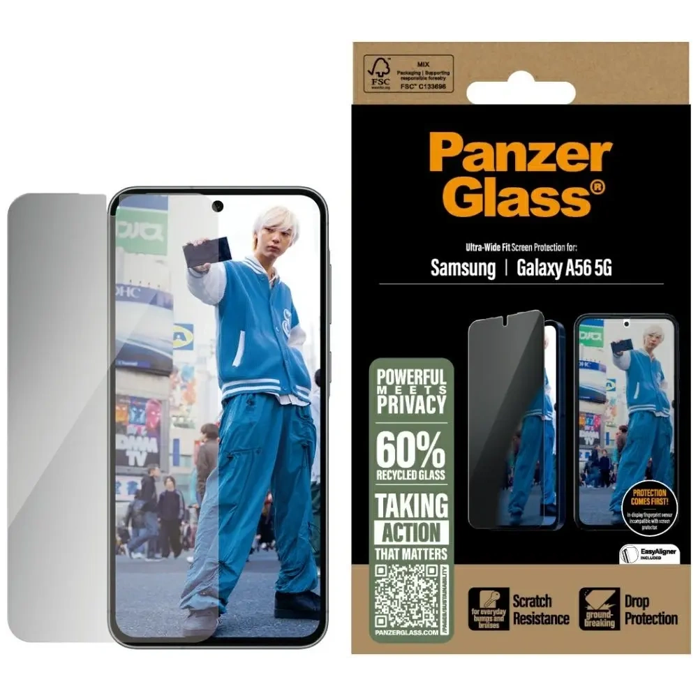 Szkło prywatyzujące PanzerGlass Ultra-Wide Fit Privacy do Samsung Galaxy A56 5G