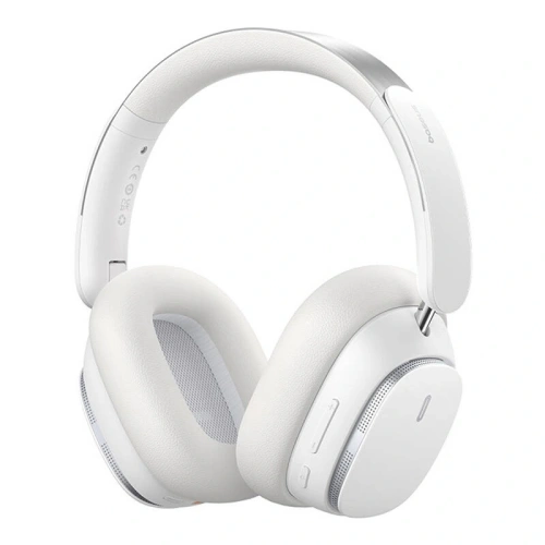 Bezprzewodowe słuchawki nauszne Baseus Bowie H1 PRO Bluetooth 5.3 (białe)