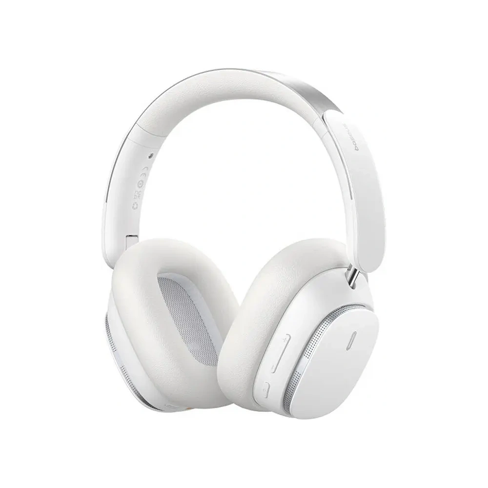 Bezprzewodowe słuchawki nauszne Baseus Bowie H1 PRO Bluetooth 5.3 (białe)