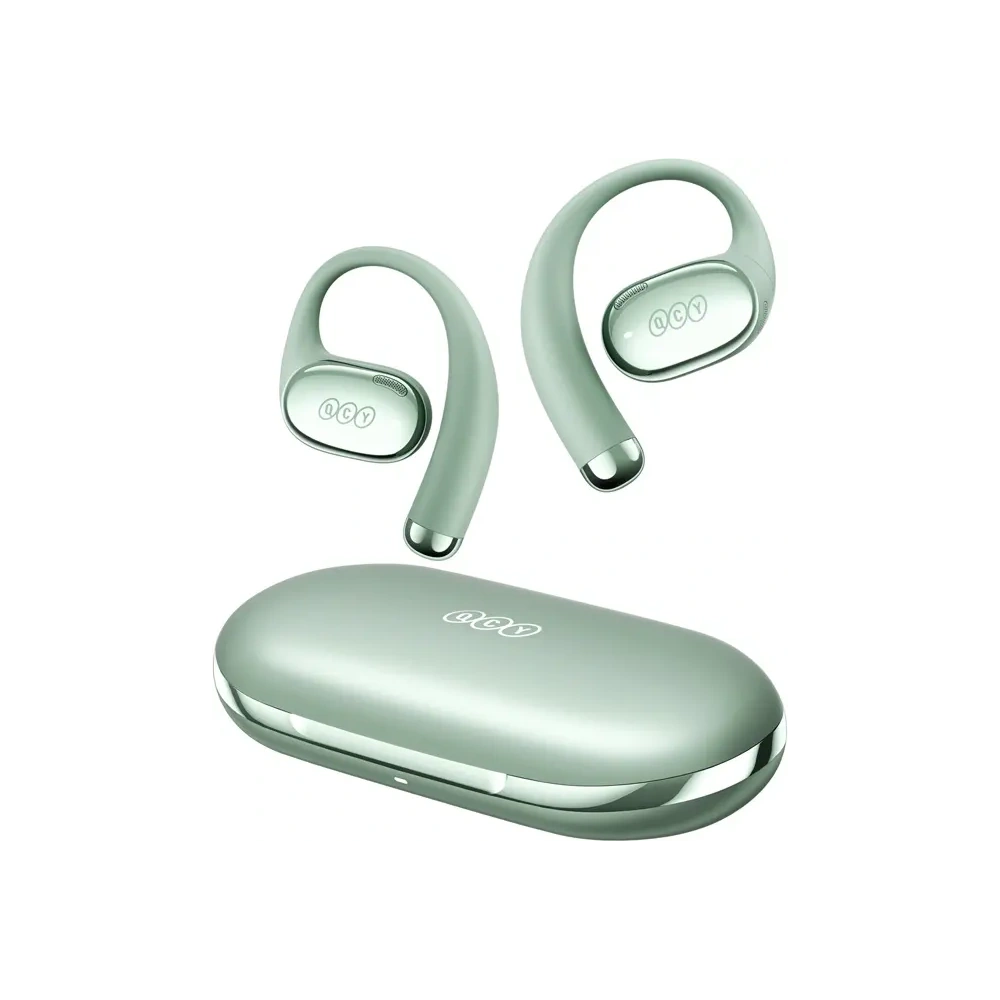 Bezprzewodowe słuchawki Clip-on QCY Crossky R70 Bluetooth 6.0 (zielone)