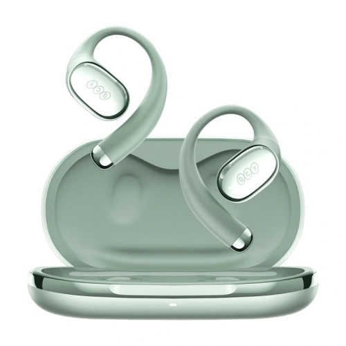 Căști Bluetooth 6.0 fără fir QCY Crossky R70 cu clips (verde)