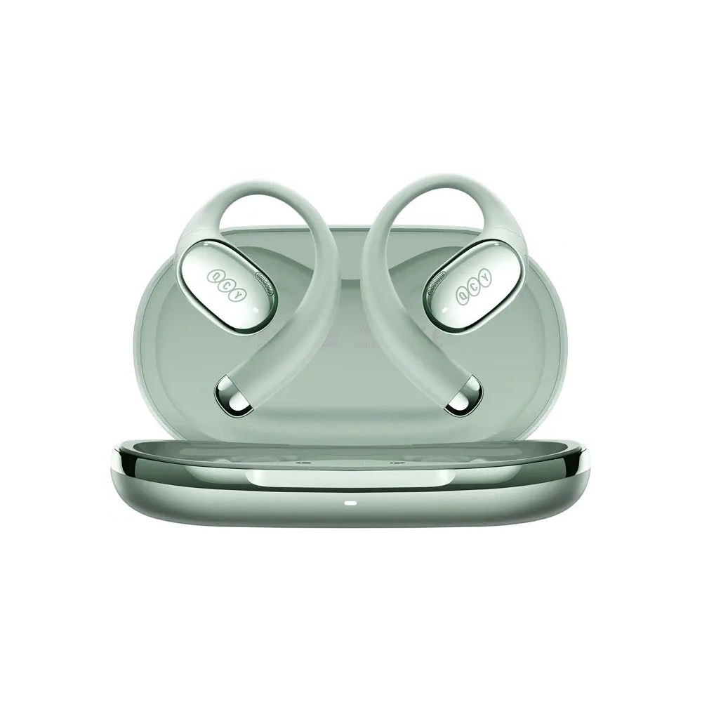 Bezprzewodowe słuchawki Clip-on QCY Crossky R70 Bluetooth 6.0 (zielone)