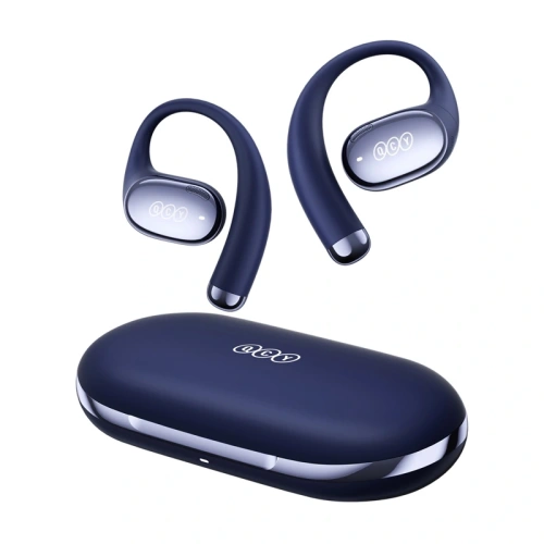 QCY Crossky R70 Bluetooth 6.0 Bezdrátová klipsová sluchátka (modrá)