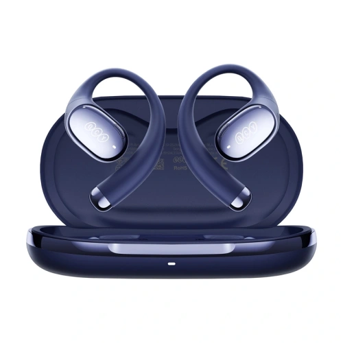 QCY Crossky R70 Bluetooth 6.0 Bezdrátová klipsová sluchátka (modrá)