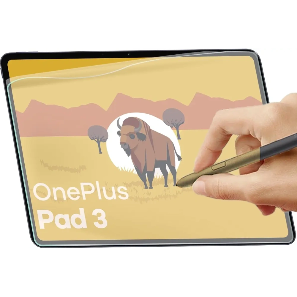 Folia imitująca papier Bizon Film Tab Papirus do OnePlus Pad 3 / 2 Pro / Oppo Pad 4 / 4 Pro [2 PACK]