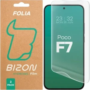 Bizon Glass Hydrogel Front Xiaomi POCO F7 [2 PACK]
