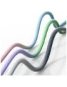 Kabel USB-C / USB-C USAMS Bicolor Series SJ756 PD 60W 1.2m zielono fioletowy