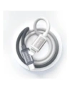 USAMS Bicolor Series SJ757 PD 30W USB-C / Lightning kabel 1,2 m černobílý