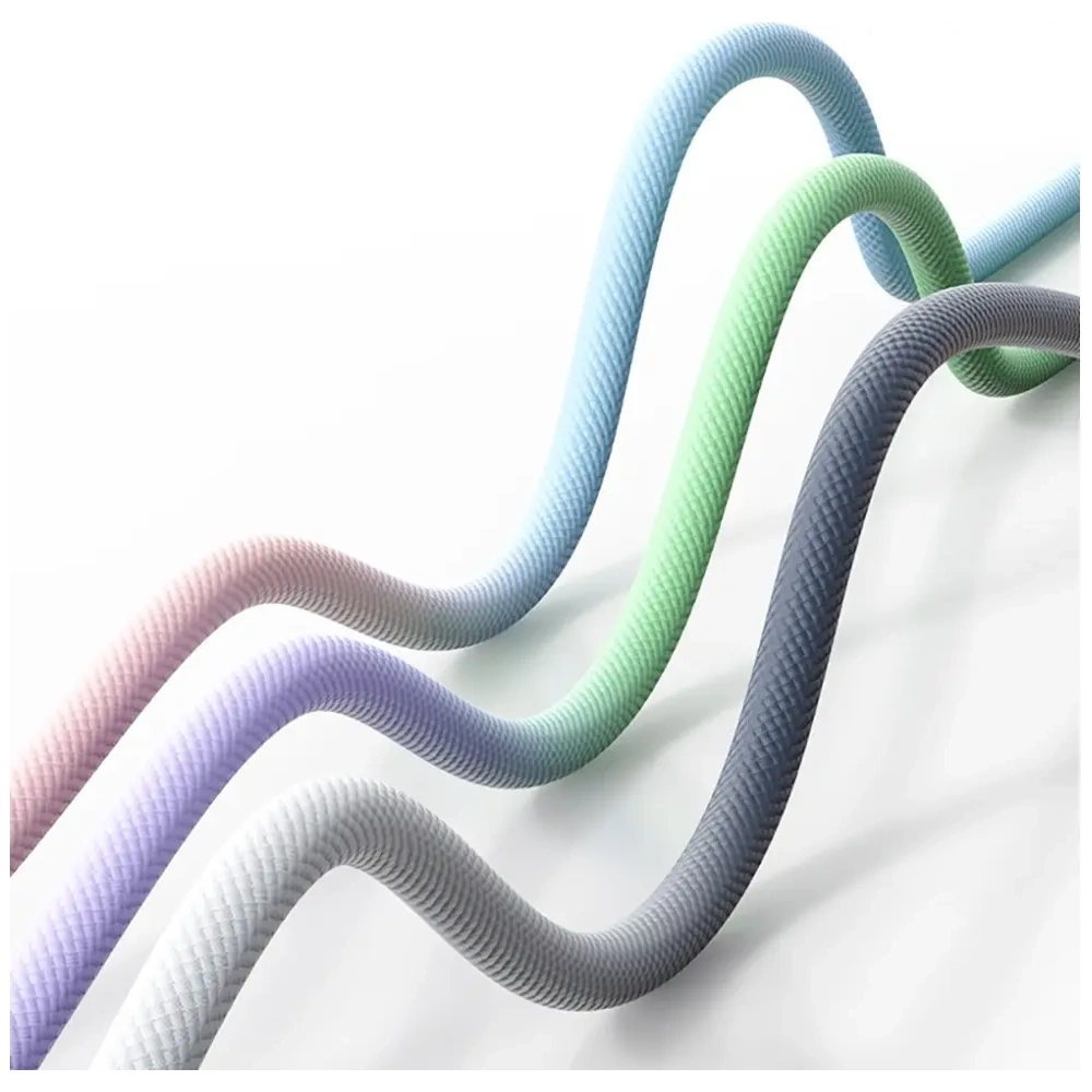 Kabel USB-C / Lightning USAMS Bicolor Series SJ757 PD 30W 1.2m czarno biały