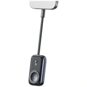 USAMS CD245 2-in-1 Wireless Charger for Apple Watch with 1200mAh Power Bank + USB-C Cable Titanium