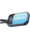 USAMS CD245 2-in-1 Wireless Charger for Apple Watch with 1200mAh Power Bank + USB-C Cable Titanium