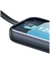 USAMS CD245 2-in-1 Wireless Charger for Apple Watch with 1200mAh Power Bank + USB-C Cable Titanium