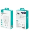 Ładowarka sieciowa USAMS CC316 T65 30W USB-A, USB-C Fast Charging biały