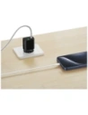 USAMS CC316 T65 30W USB-A, USB-C Schnelllade-Wandladegerät schwarz