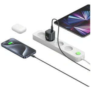 USAMS JC Series CC289 25W GaN Mini Schnellladegerät USB-C schwarz