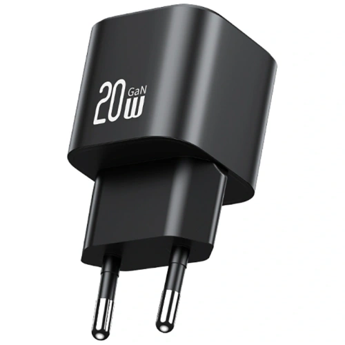 USAMS JO Series CC260 20W USB-C Nástěnný nabíječ + 1m USB-C na USB-C kabel Bílý