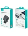 USAMS JO Series CC260 20W USB-C Nástěnný nabíječ + 1m USB-C na USB-C kabel Bílý